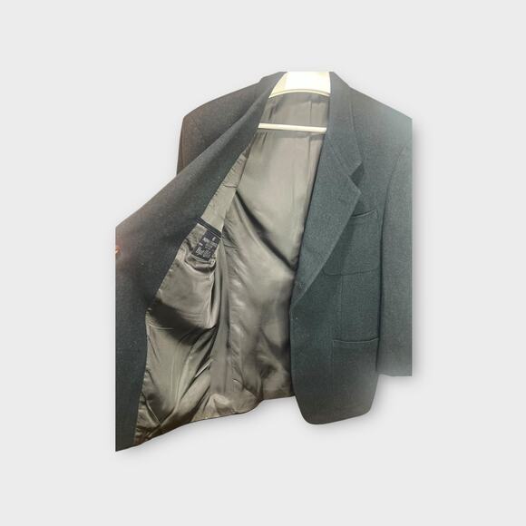 Vintage Mens Nino Cerruti Rue Royal Hyatt & Co Wool Green Blazer Sport Coat 38R - Picture 5 of 10